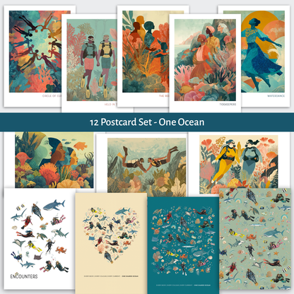 Postcard Set - 12x A6 - One Ocean