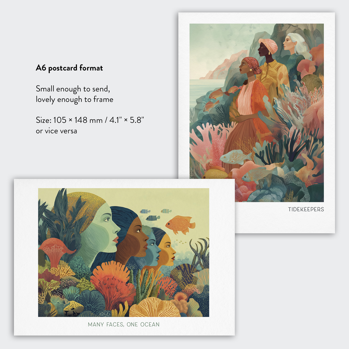 Postcard Set - 12x A6 - One Ocean