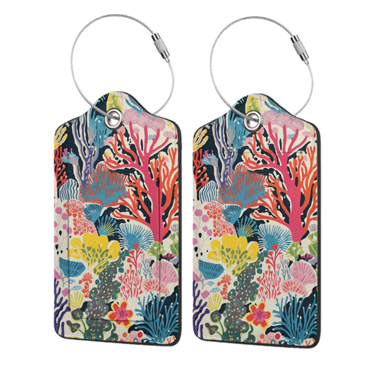 Drift Travel Tags - Living Coral: Coral Symphony