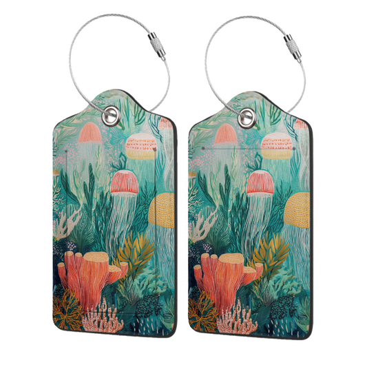 Drift Travel Tags - Living Coral: Lagoon Dream