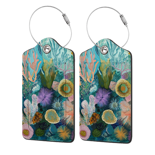 Drift Travel Tags - Living Coral: Temperate Tide
