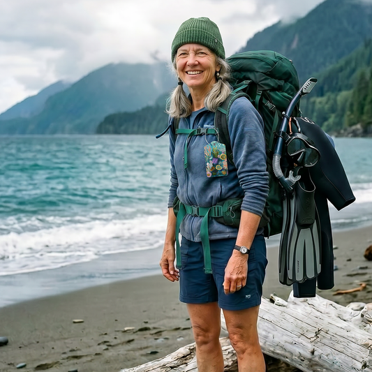 Drift Travel Tags - Living Coral: Temperate Tide